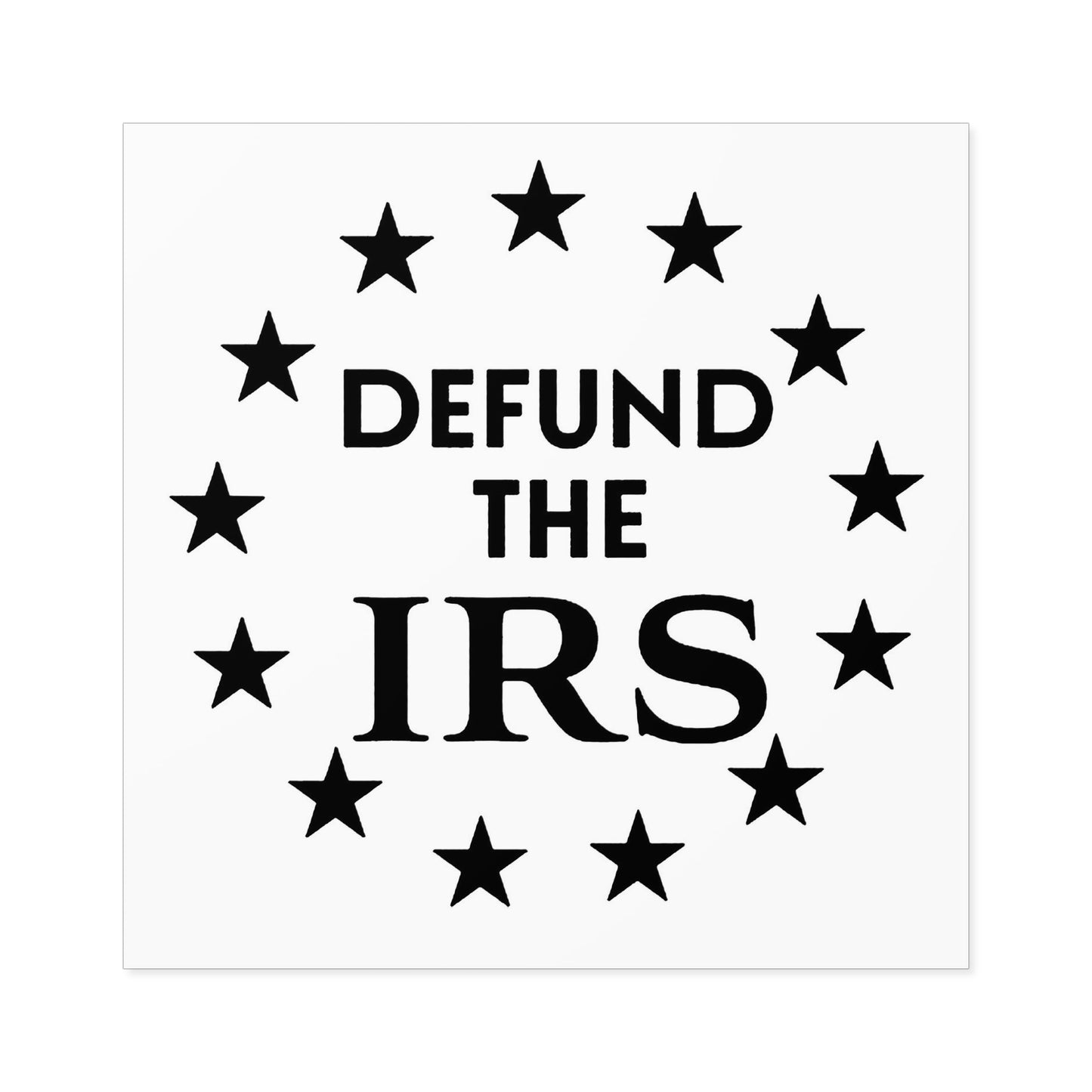 Defund the IRS Sticker