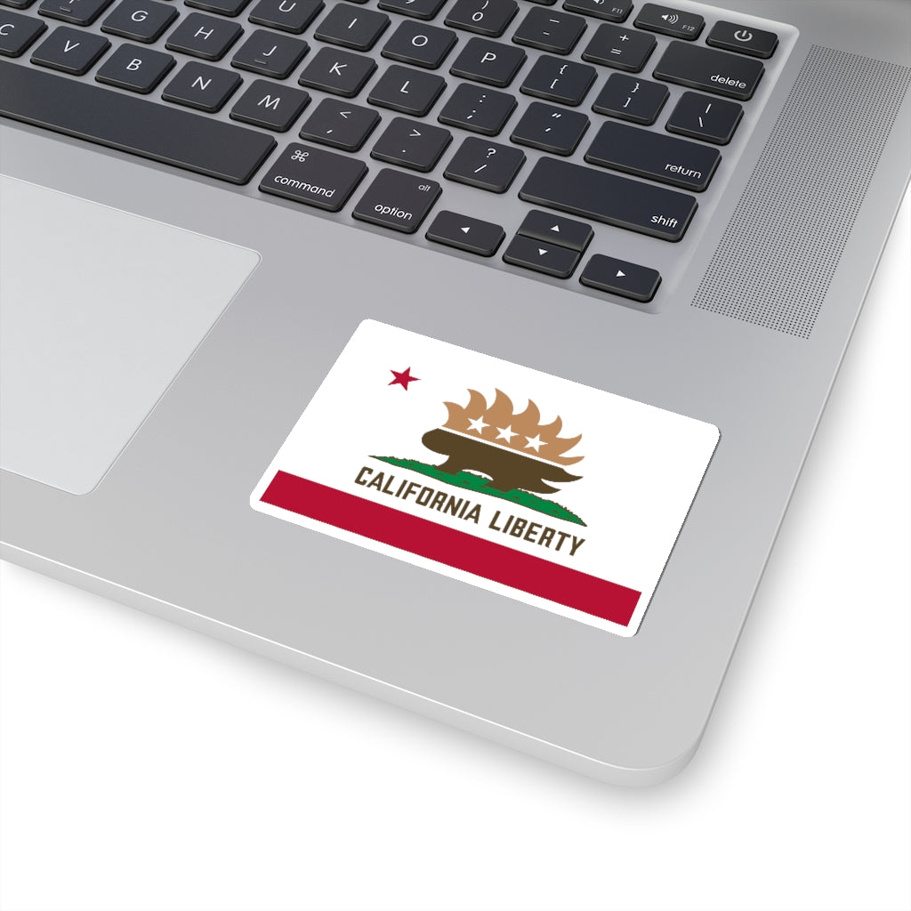 California Libertarian Flag Sticker