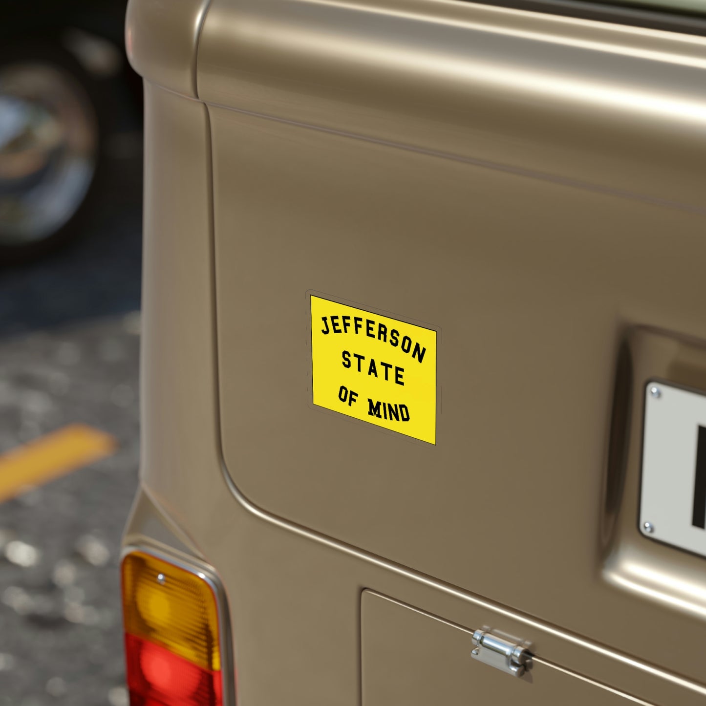 Jefferson State of Mind Outdoor Sticker
