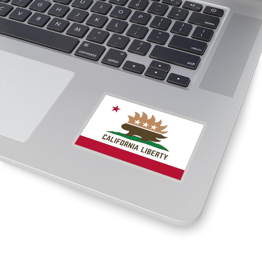 California Libertarian Flag Sticker