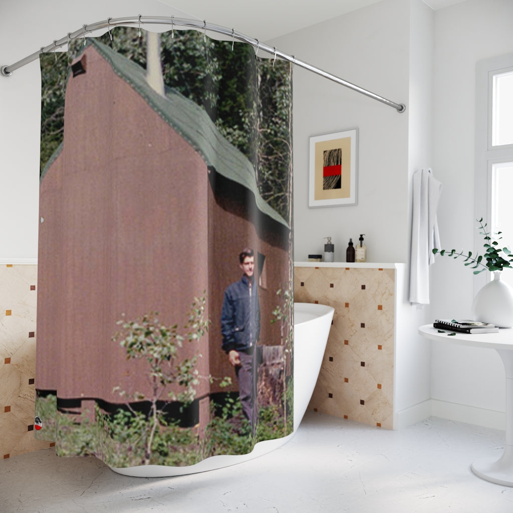 Uncle Ted's Cabin Shower Curtain