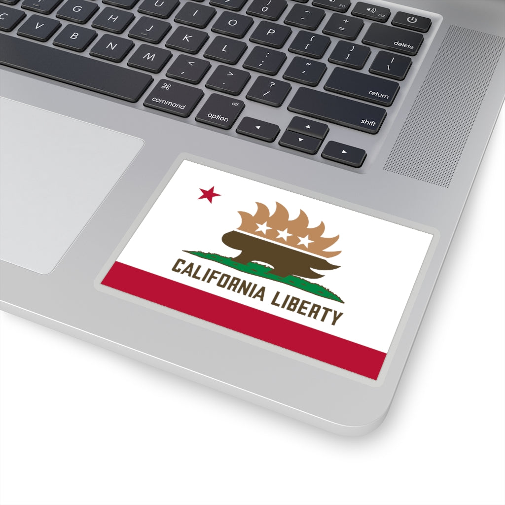 California Libertarian Flag Sticker