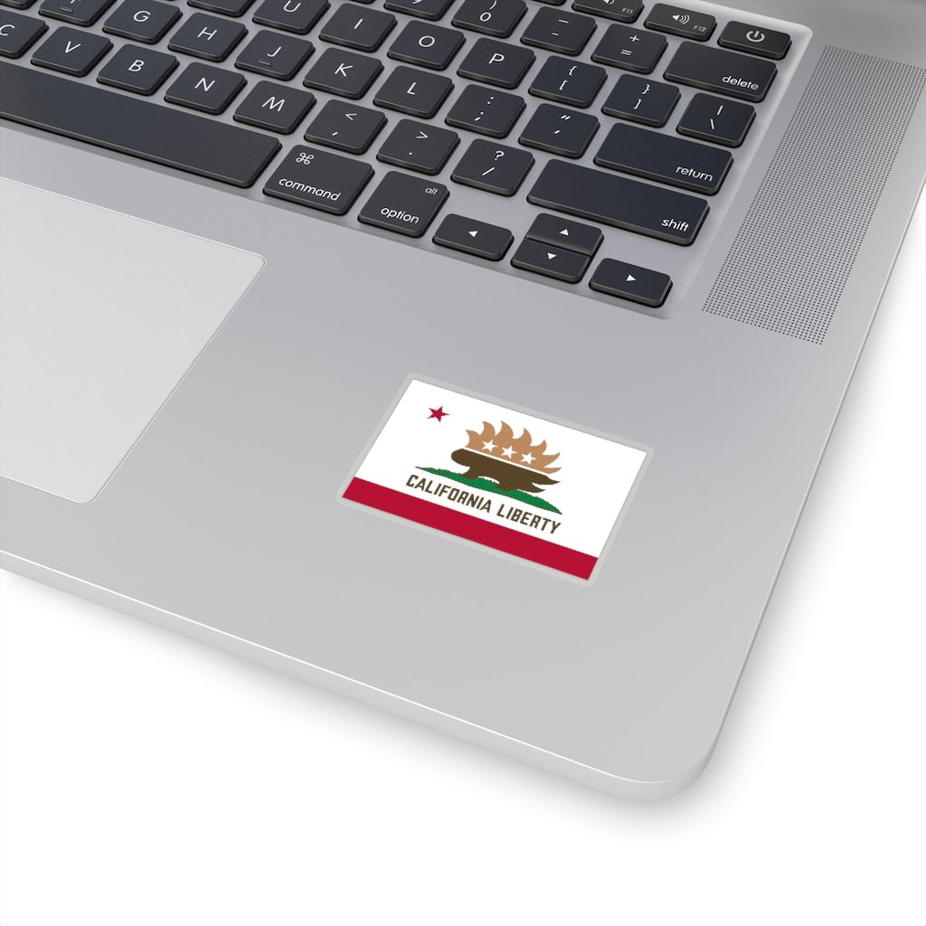 California Libertarian Flag Sticker