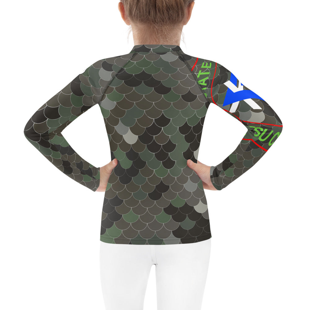 Kids SOJ Rash Guard Dark Cammo