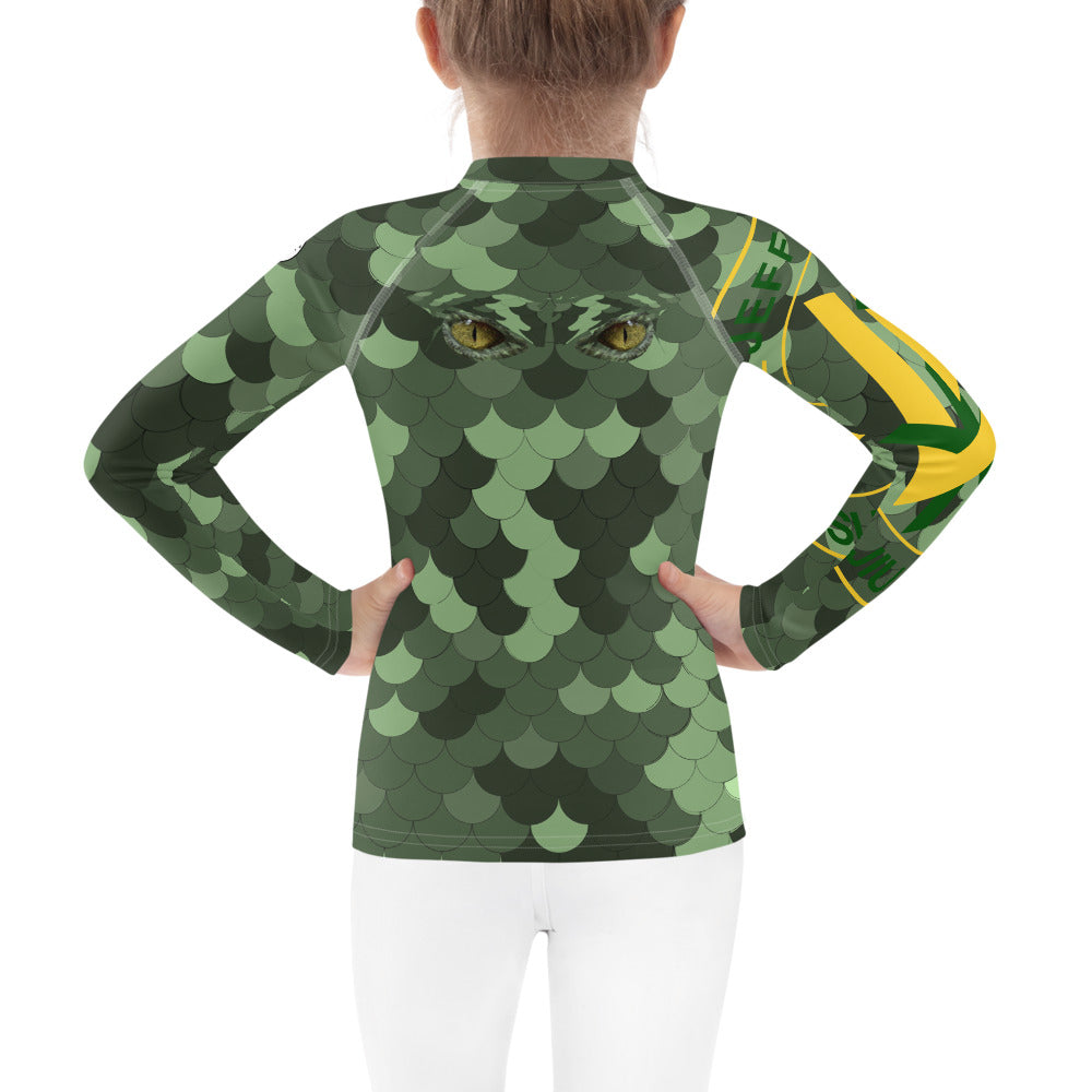 Kids SOJ Rash Guard Green