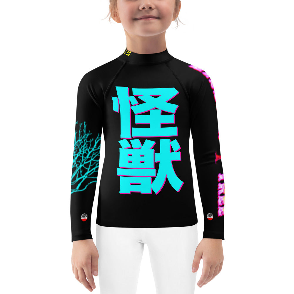 Kids Pink Liberty Tree Rash Guard