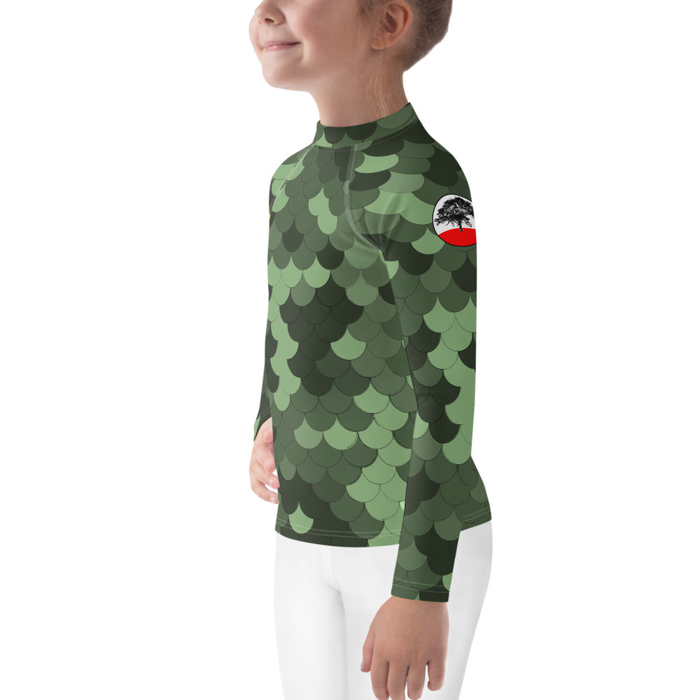 Kids SOJ Rash Guard Green