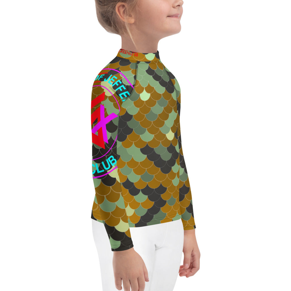 Kids SOJ Rash Guard Neon