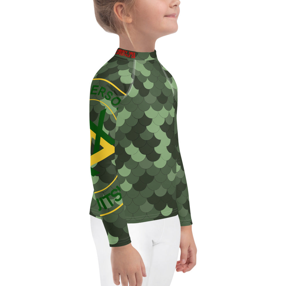 Kids SOJ Rash Guard Green