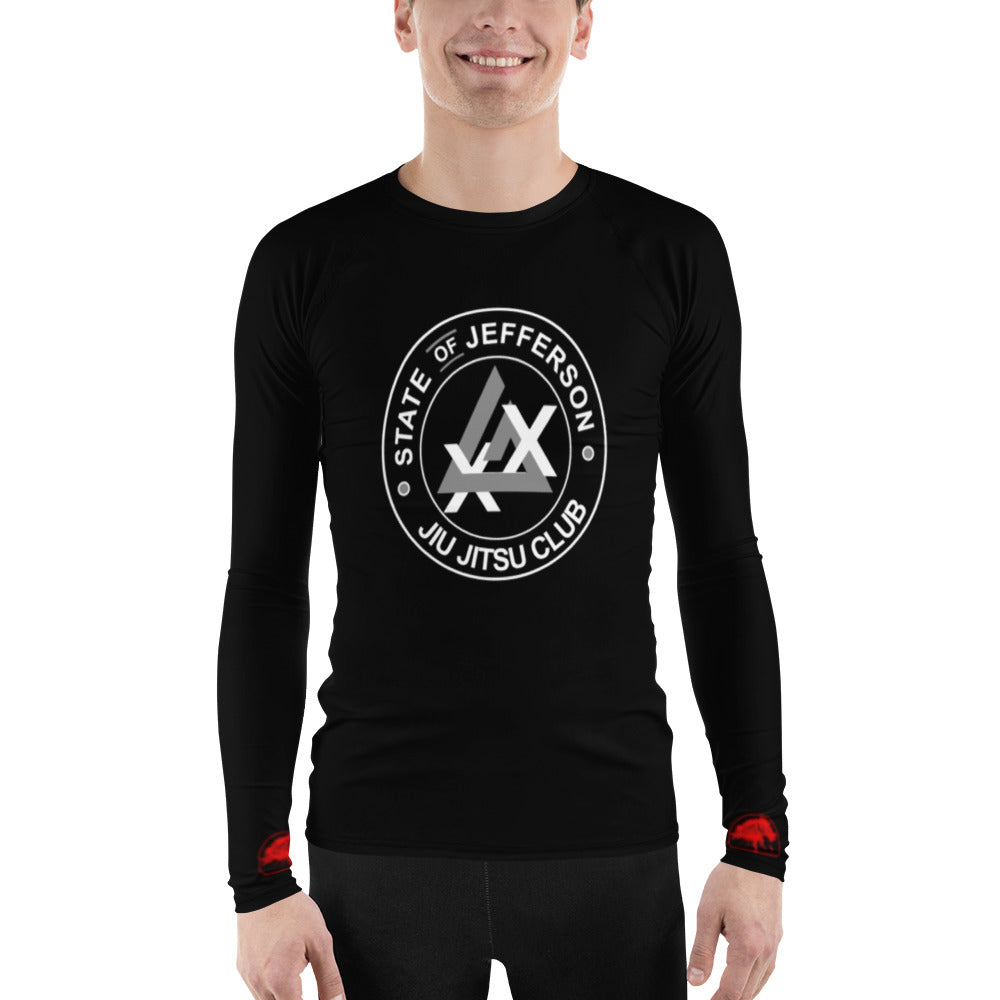 SOJ BJJ Black and White Rash Guard