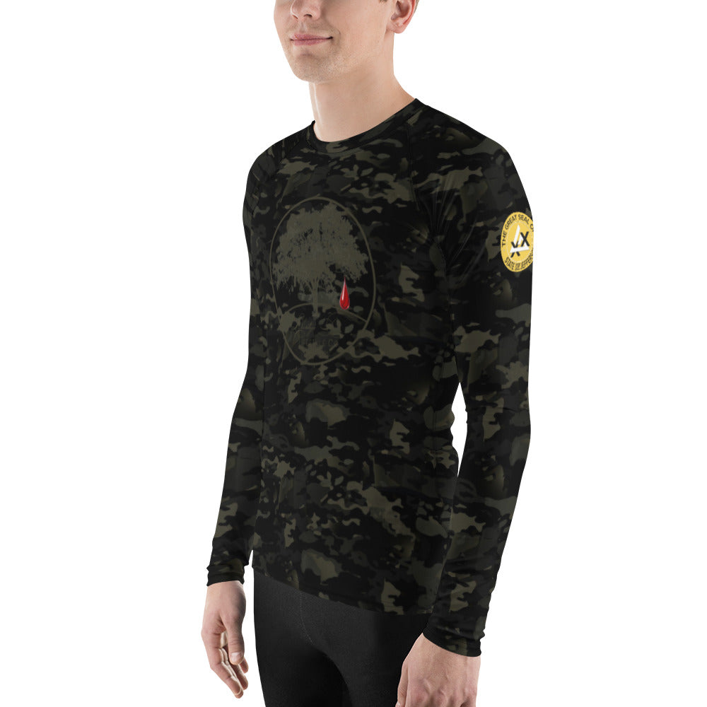 Blood Drop Cammo Rash Guard