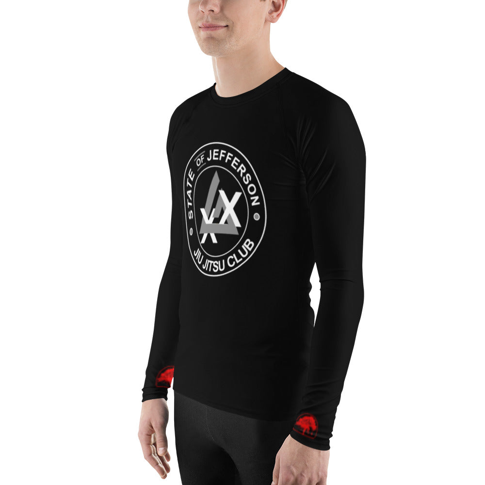 SOJ BJJ Black and White Rash Guard