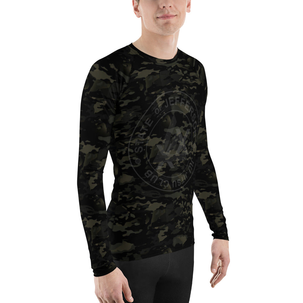 SOJ Black Camo Rashguard