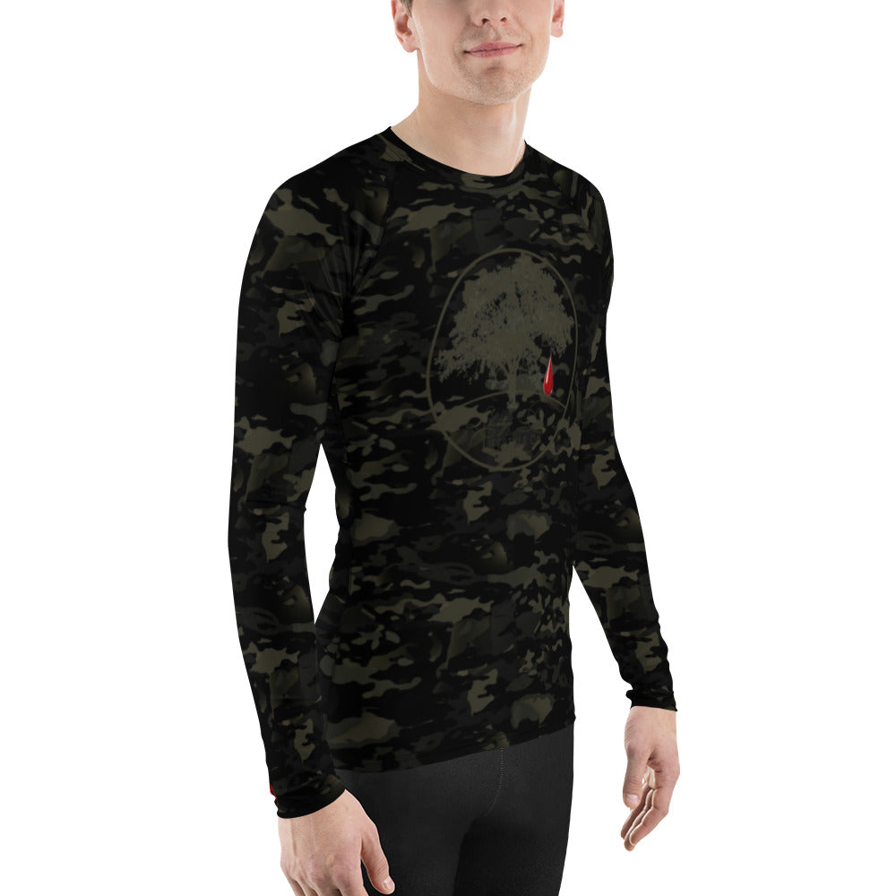 Blood Drop Cammo Rash Guard