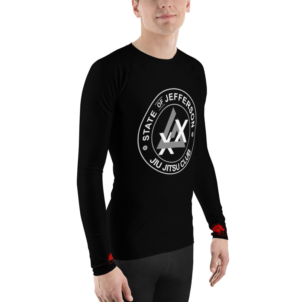 SOJ BJJ Black and White Rash Guard