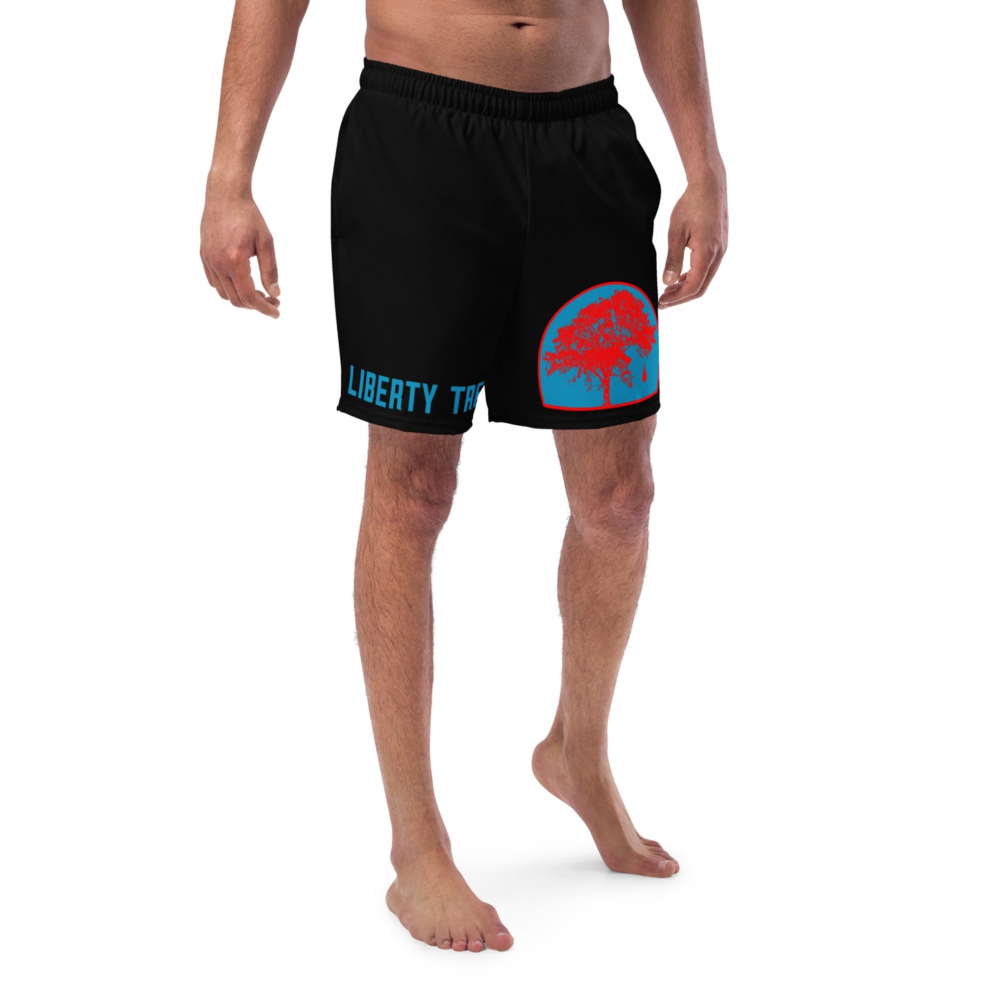 Tree Trunks Blue