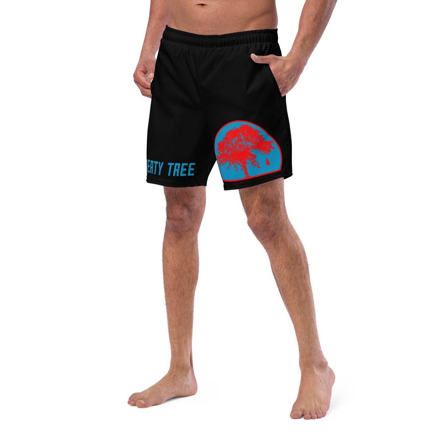 Tree Trunks Blue