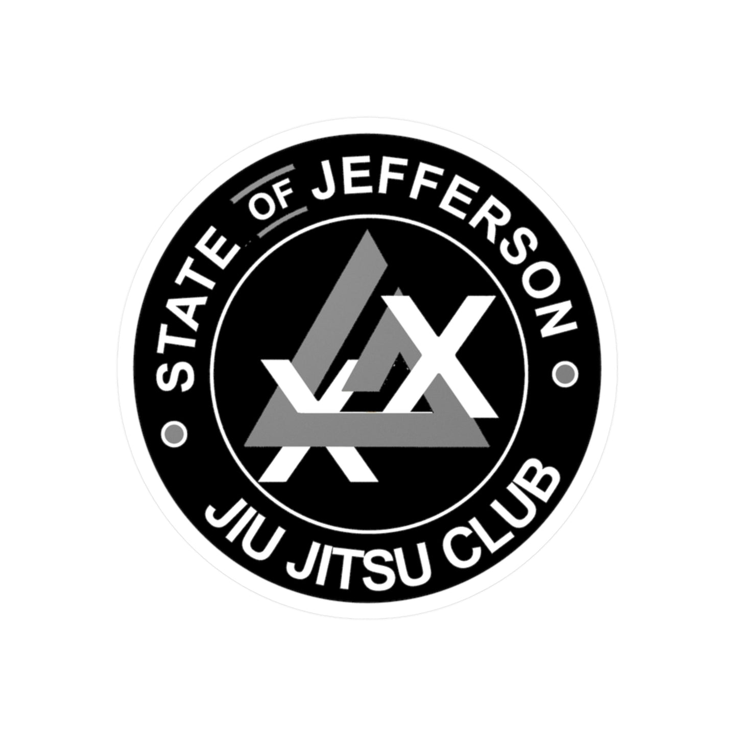 Copy of SOJ BJJ Black Indoor/Outdoor Sticker