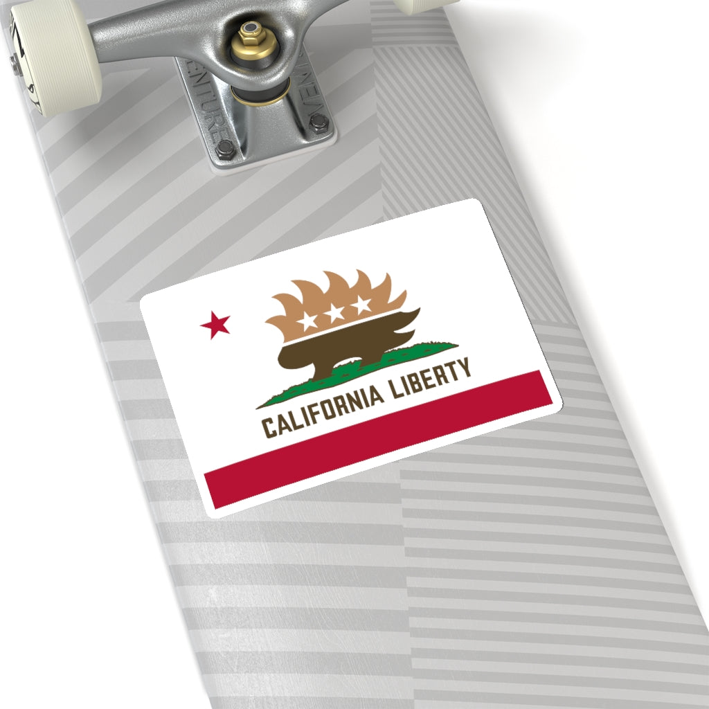 California Libertarian Flag Sticker