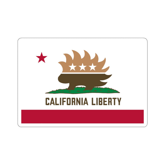 California Libertarian Flag Sticker