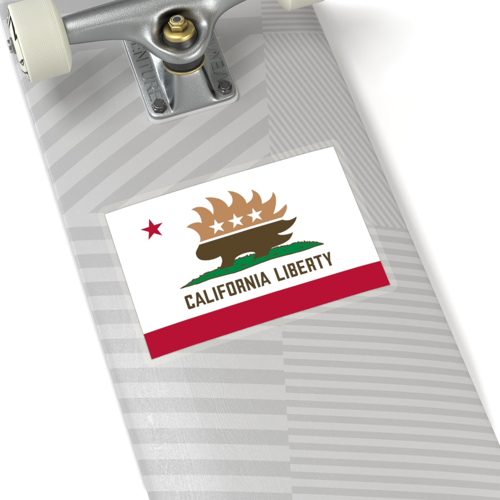 California Libertarian Flag Sticker