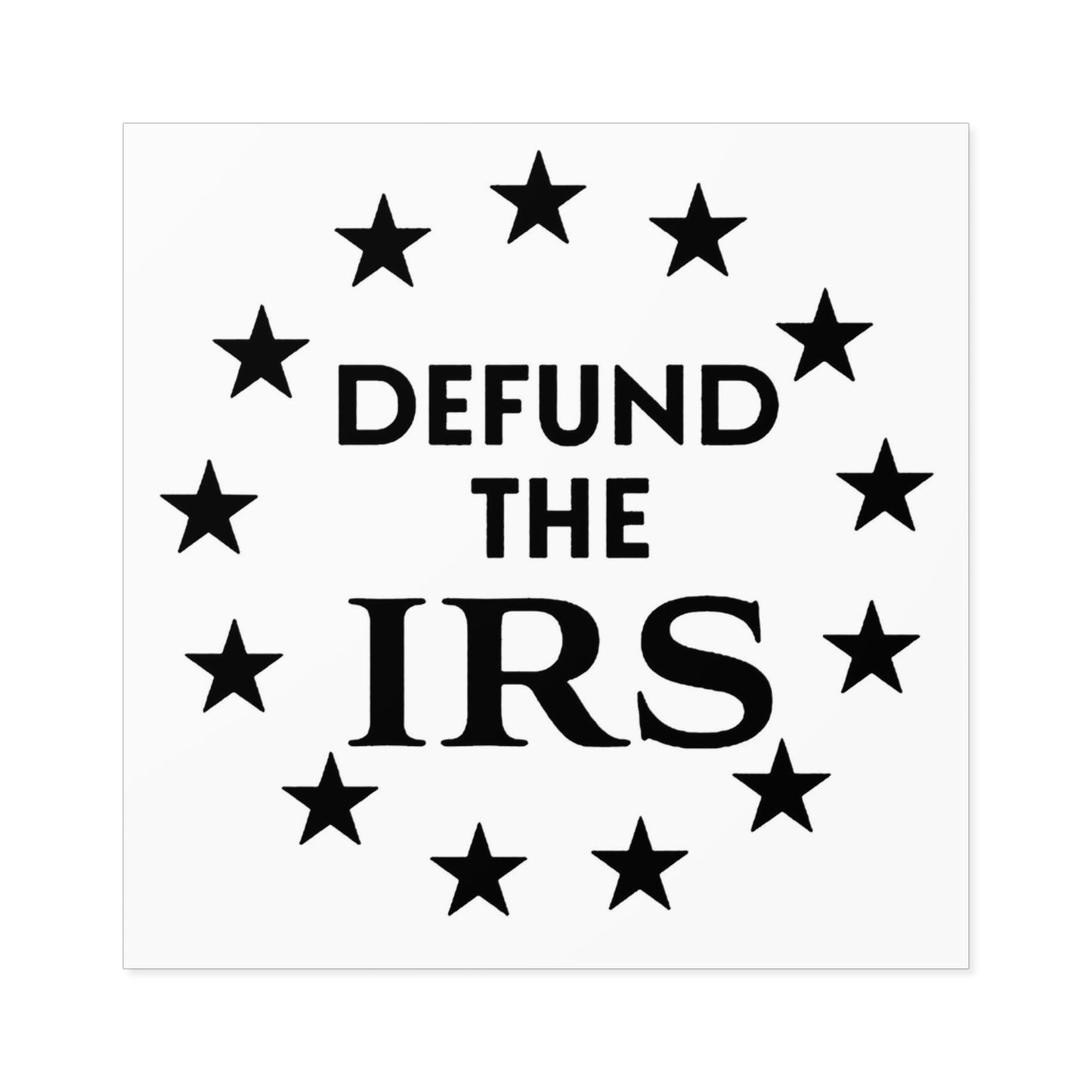 Defund the IRS Sticker
