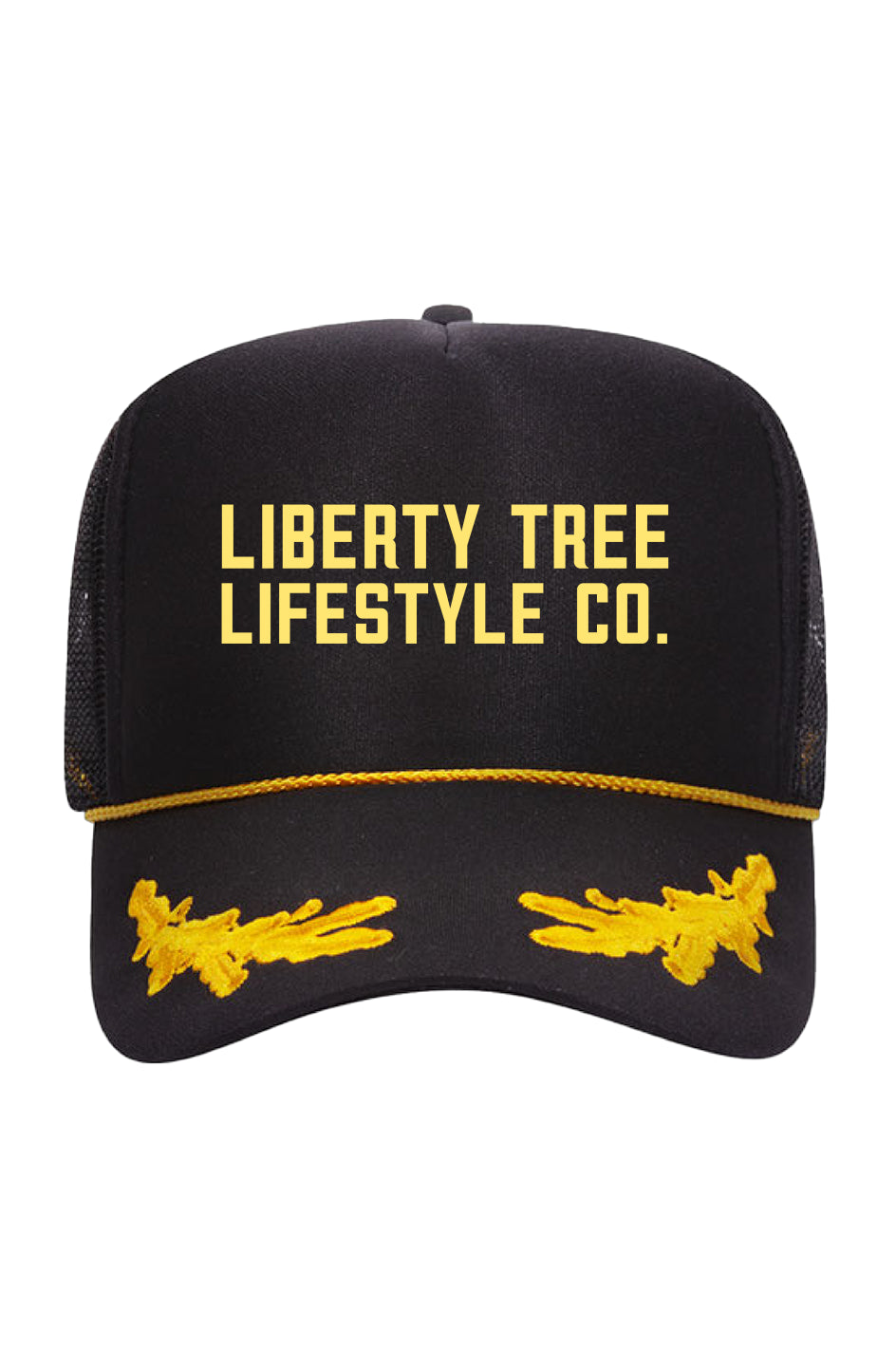 Gold Leaf Crown Trucker Hat
