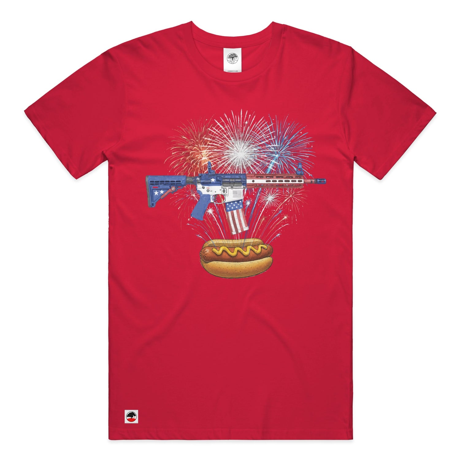 Next Level Premium Crew Hot Dog