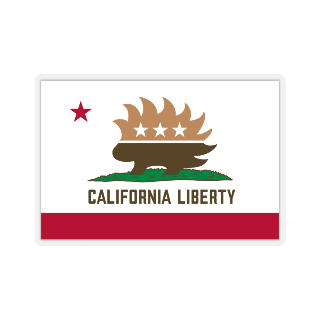 California Libertarian Flag Sticker