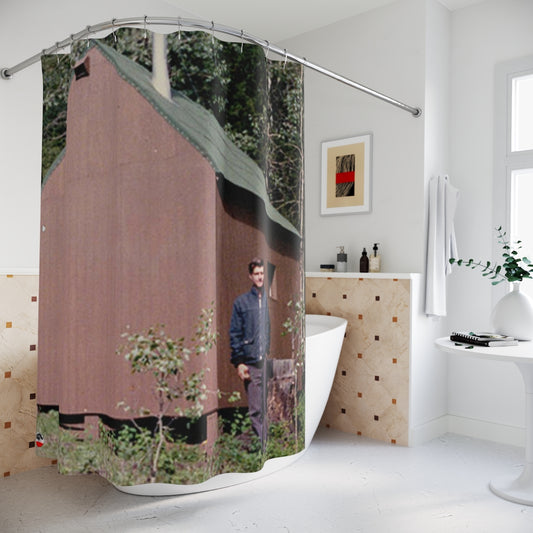 Uncle Ted's Cabin Shower Curtain