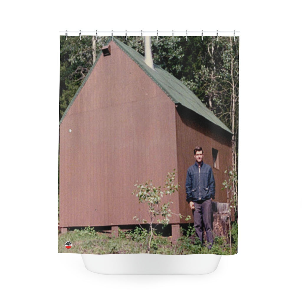 Uncle Ted's Cabin Shower Curtain