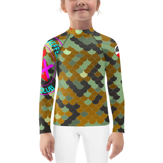 Kids SOJ Rash Guard Neon