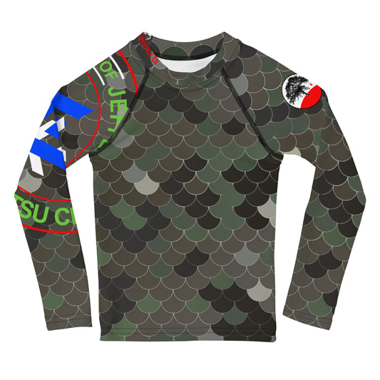 Kids SOJ Rash Guard Dark Cammo