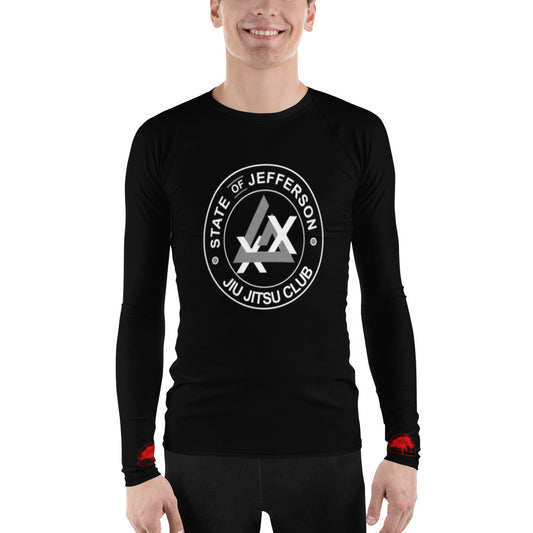 SOJ BJJ Black and White Rash Guard
