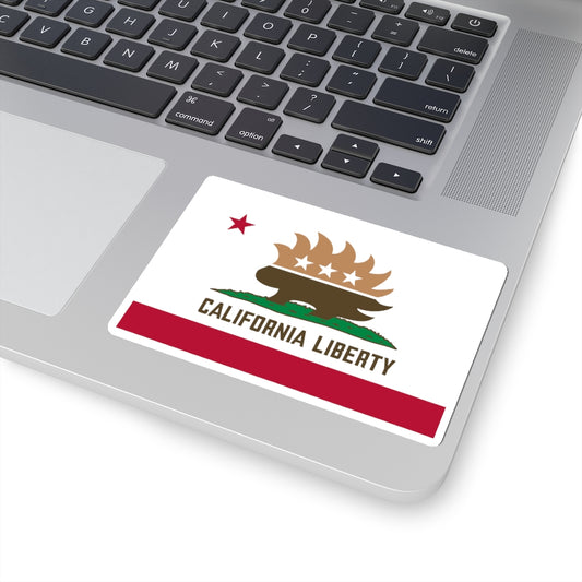 California Libertarian Flag Sticker