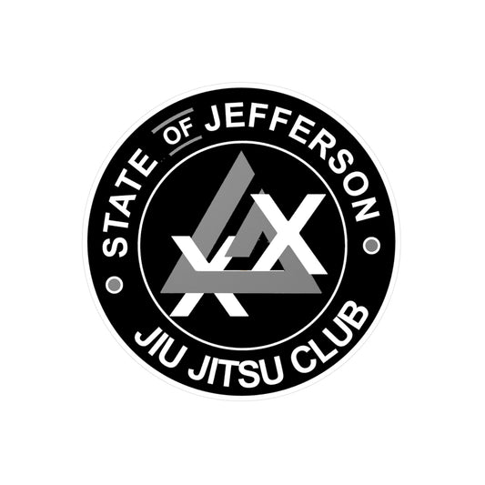 Copy of SOJ BJJ Black Indoor/Outdoor Sticker