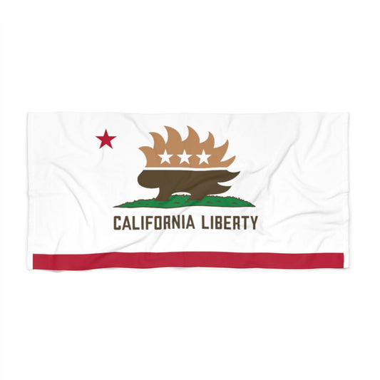 Libertarian California Beach Towel