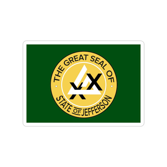 State of Jefferson Jiu Jitsu Outdoor Sticker